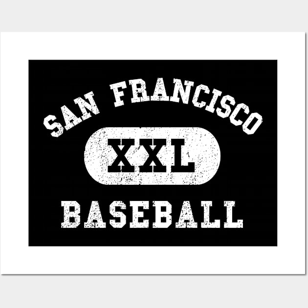 San Francisco Baseball III Wall Art by sportlocalshirts